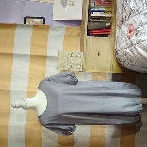 Grey Balloon Dress, XL